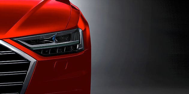Frontansicht des neuen Audi A8 (Foto: Audi AG)